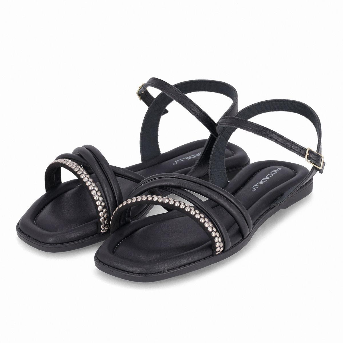 Sandalia Mujer Negro Gabi 72 Piccadilly-3