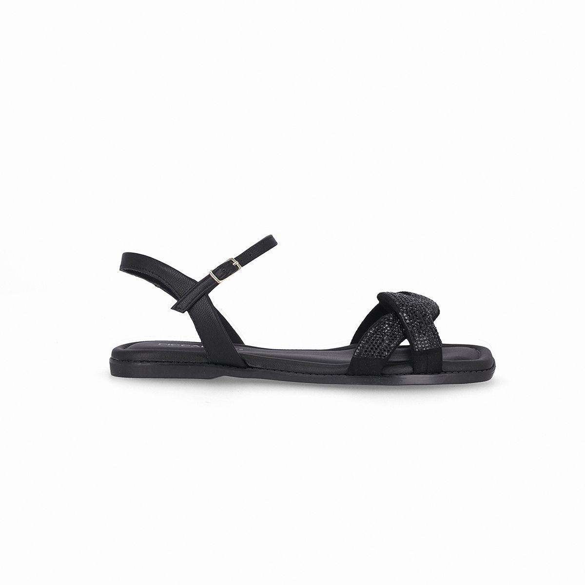 Sandalia Mujer Negro/Strass Gabi 93 Piccadilly-0