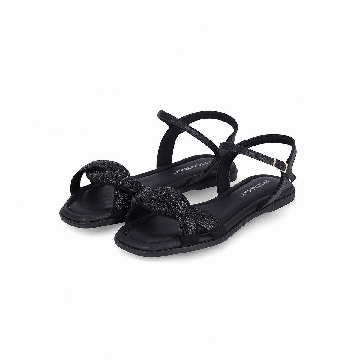 Sandalia Mujer Negro/Strass Gabi 93 Piccadilly-1