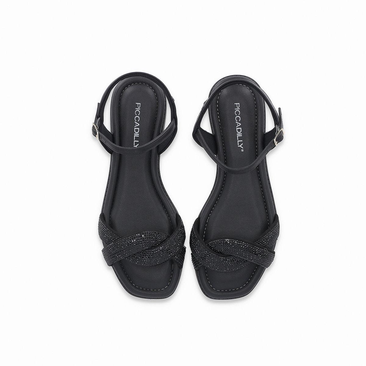 Sandalia Mujer Negro/Strass Gabi 93 Piccadilly-2