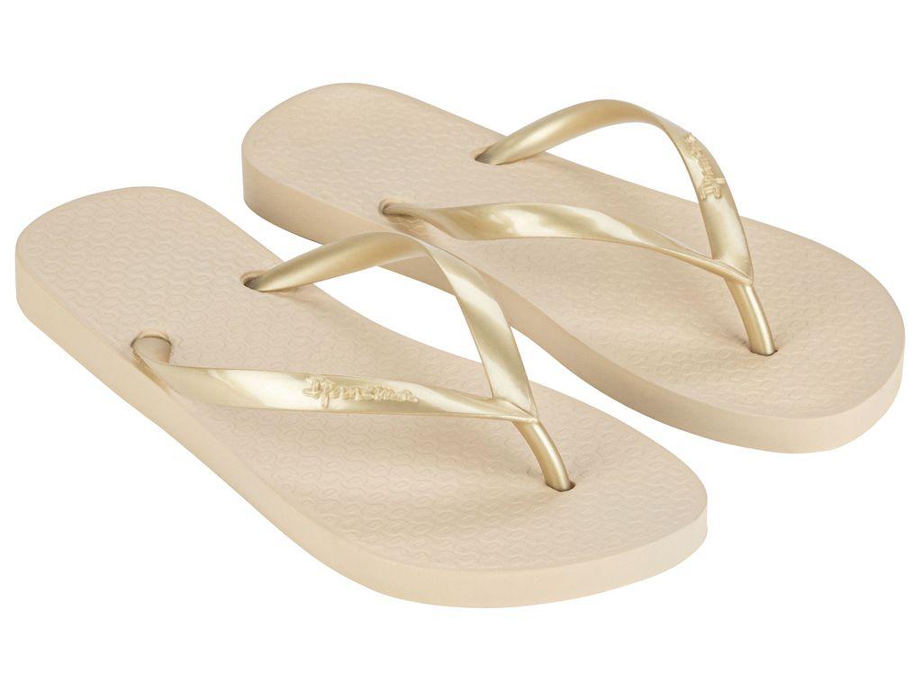 Sandalia Mujer Beige/Dorado Calssica Ipanema-1