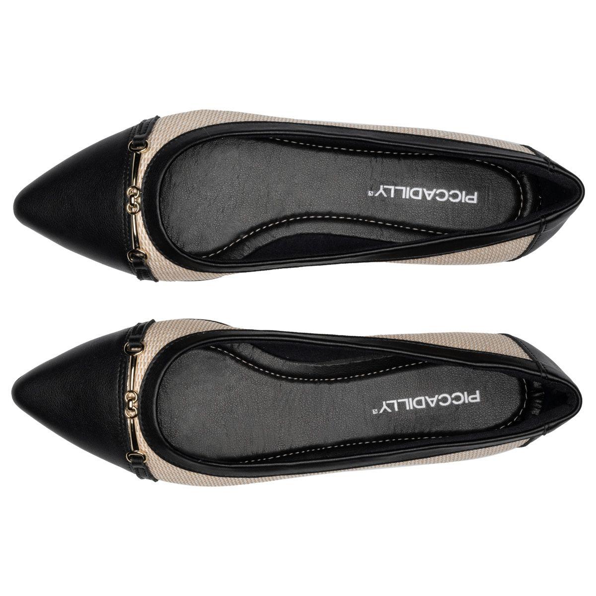 Zapato Mujer Raices Ana Negro/Blanco Piccadilly-2