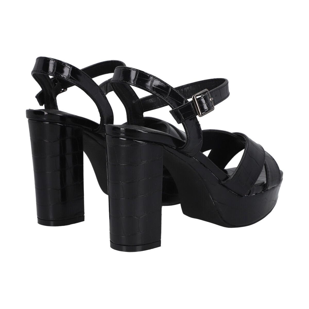 Sandalia Mujer Negro Jules Police-2