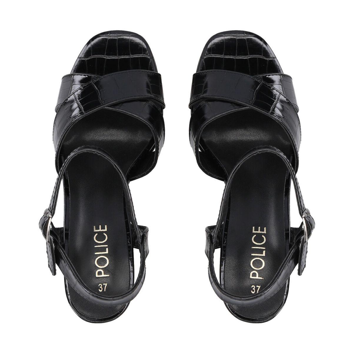 Sandalia Mujer Negro Jules Police-4