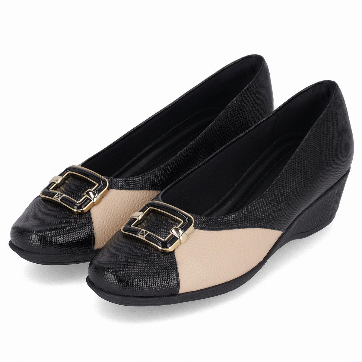 Zapato Mujer Negro/Beige Ivone 04 Piccadilly-1