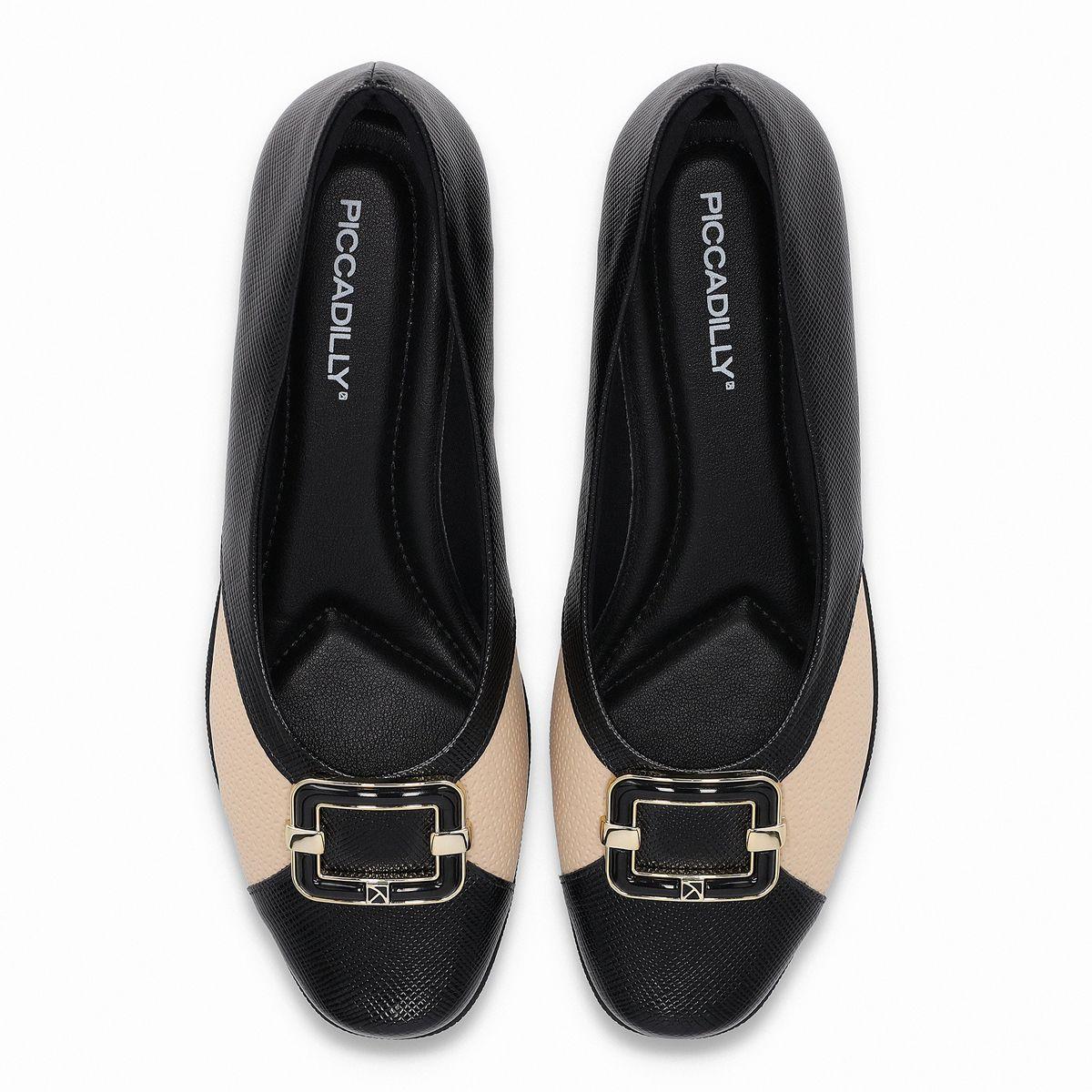 Zapato Mujer Negro/Beige Ivone 04 Piccadilly-2