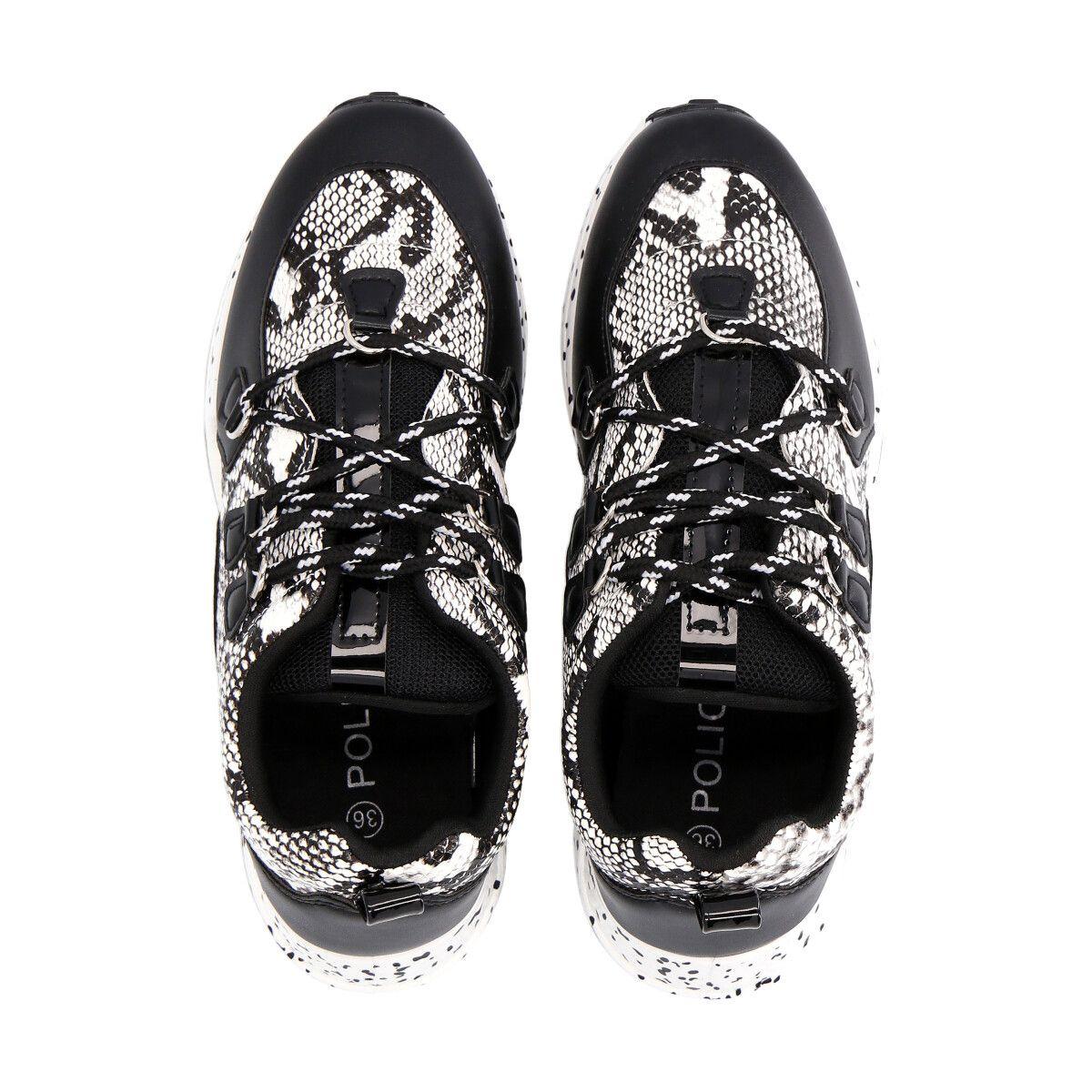 Zapatilla Mujer Negro  Rock 37 Police-1