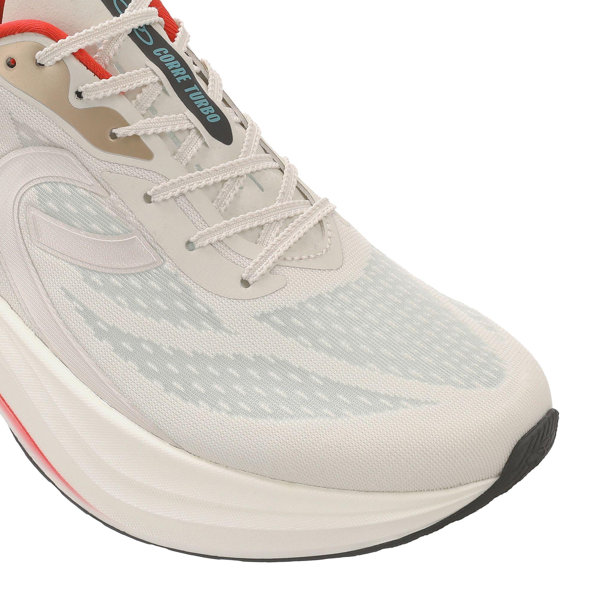 Zapatilla Running Hombre Corre TURBO Celeste/Rojo/Arena-7