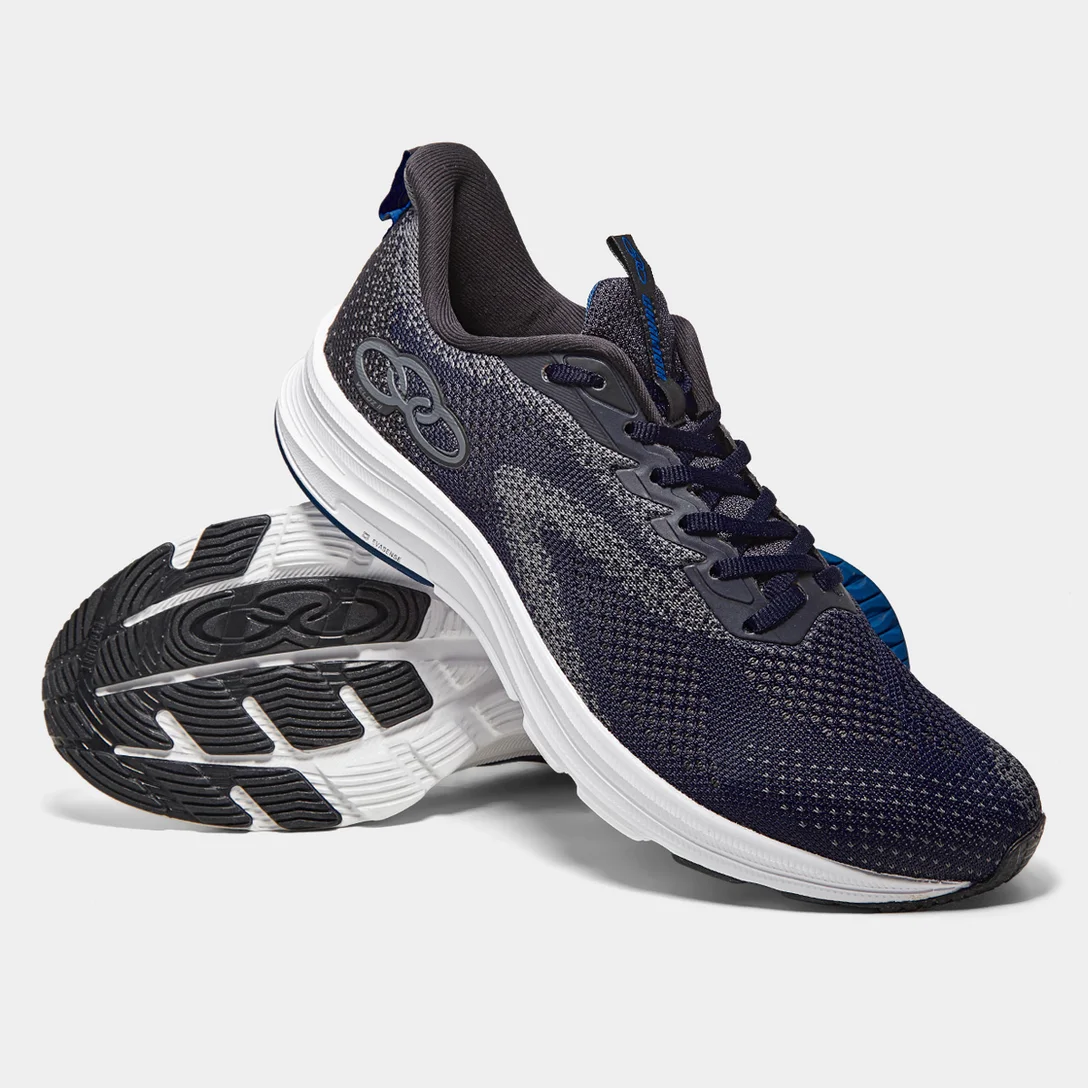 Zapatilla Running Hombre Veloz 2 Azul Marino/Negro-1