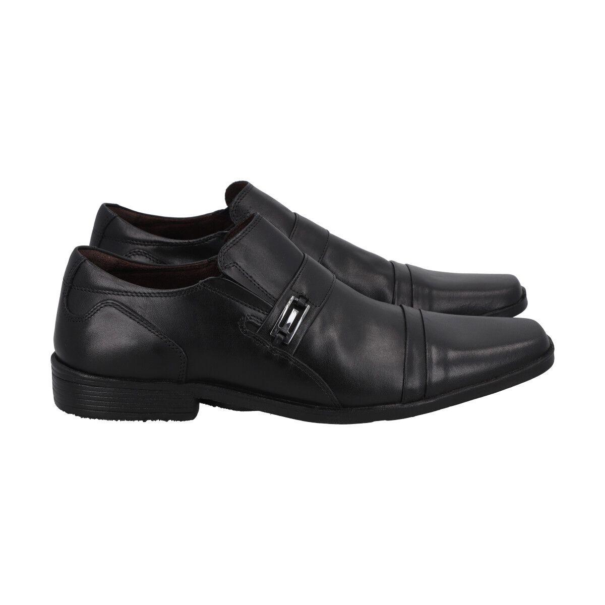 Zapato Formal Hombre Cuero Negro  554 Perlatto-2