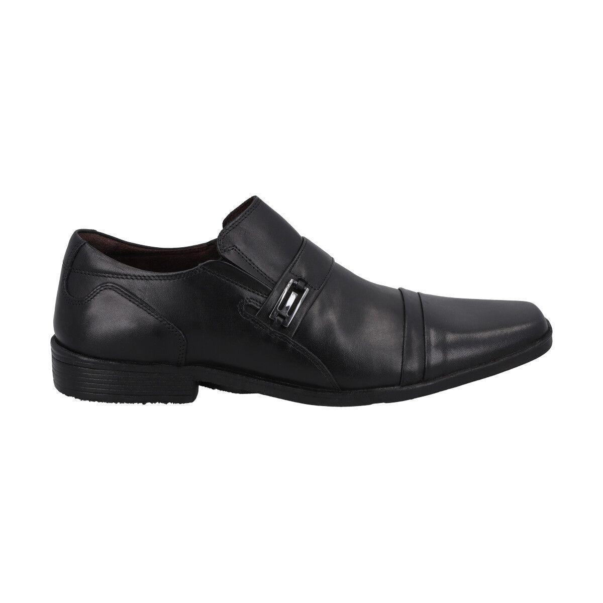 Zapato Formal Hombre Cuero Negro  554 Perlatto-0