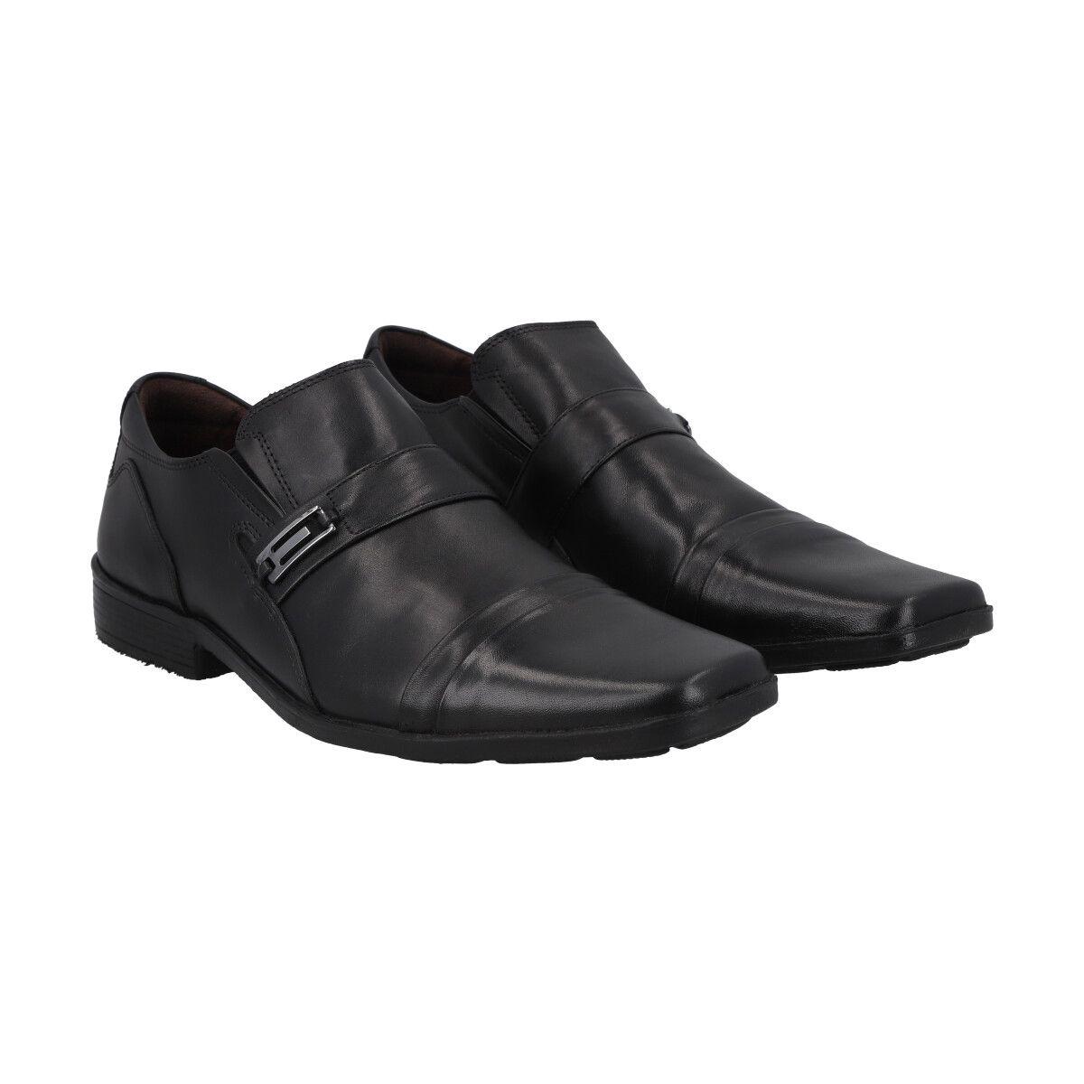 Zapato Formal Hombre Cuero Negro  554 Perlatto-4
