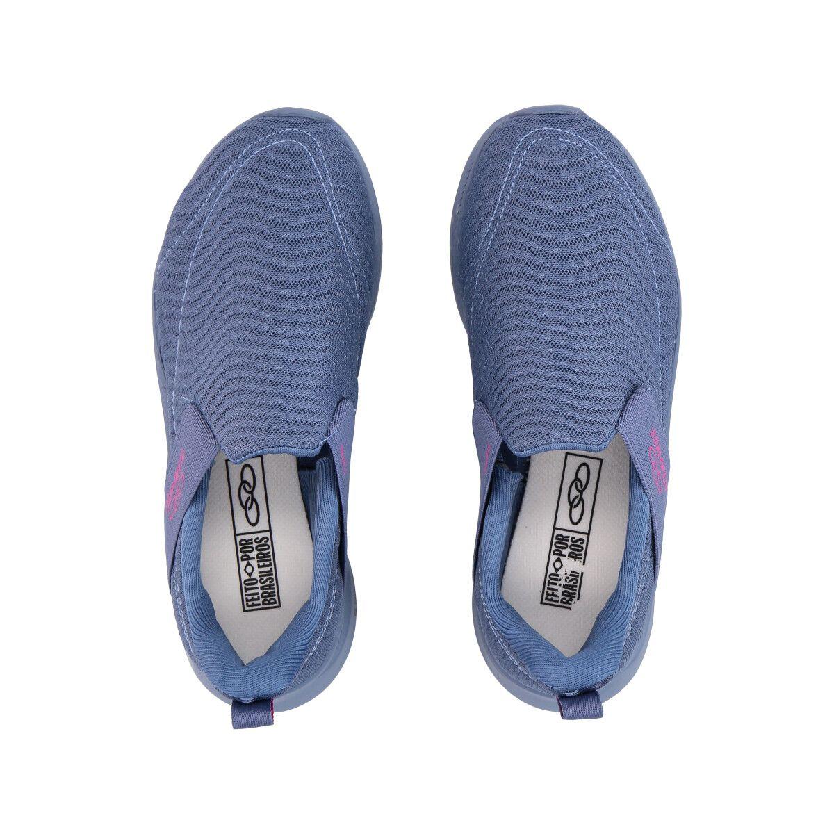 Zapatilla Infantil Flutua Celeste Olympikus-3