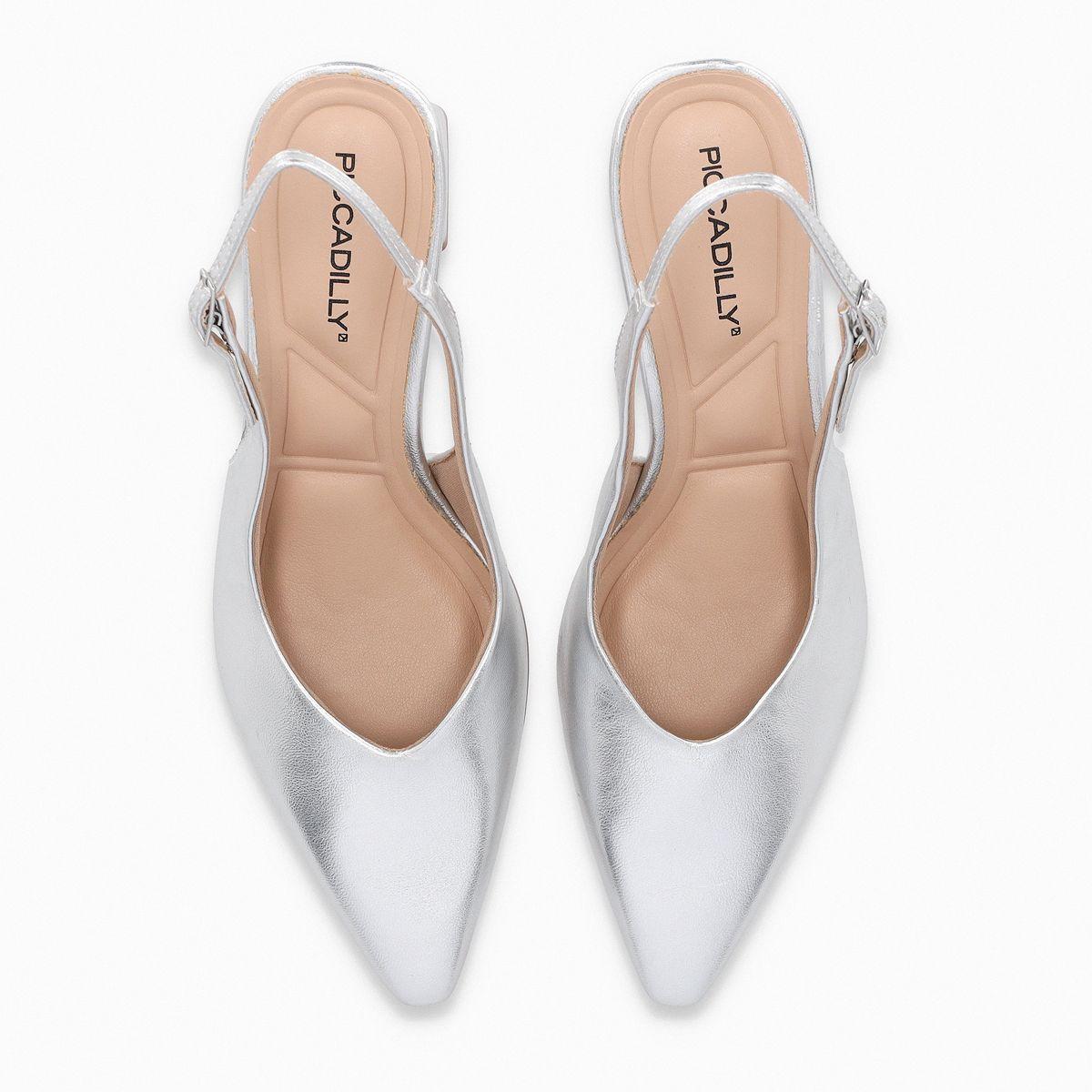 Zapato Mujer Plateado Irene Piccadilly-1