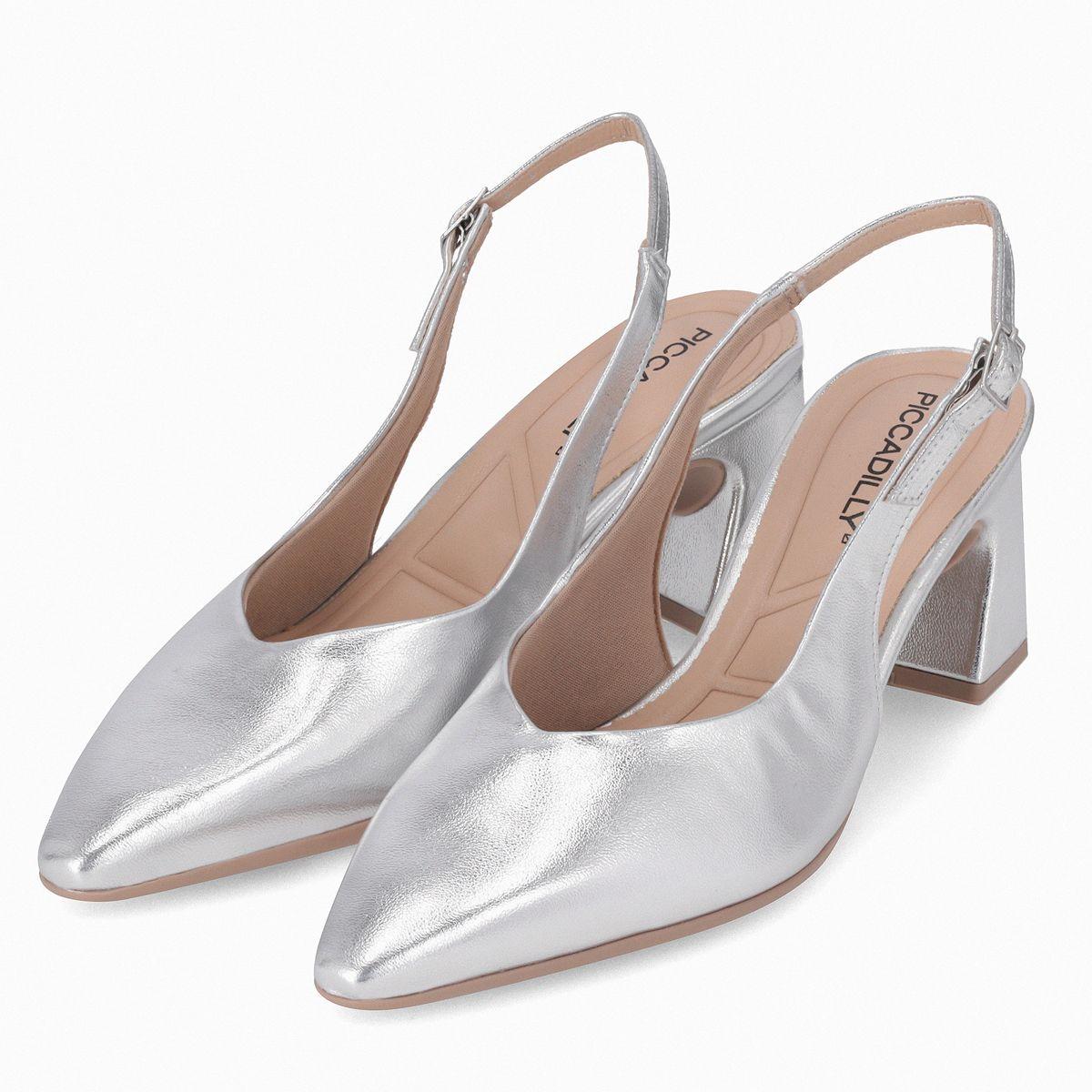 Zapato Mujer Plateado Irene Piccadilly-2