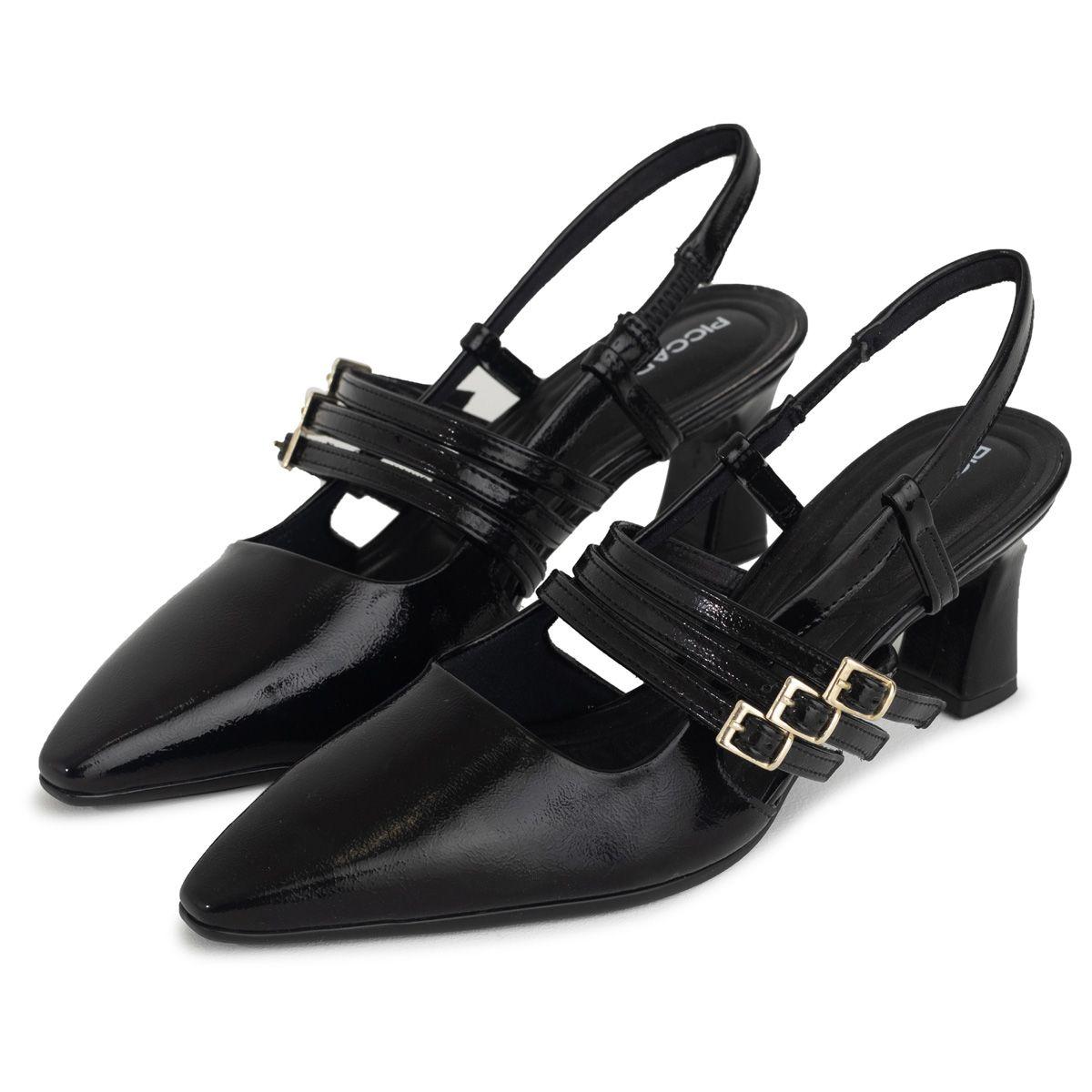 Zapato Mujer Hebillas Irene Negro Piccadilly-1