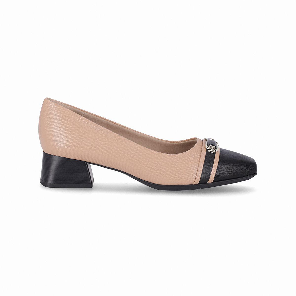 Zapato Tati Negro/Nude Piccadilly-1
