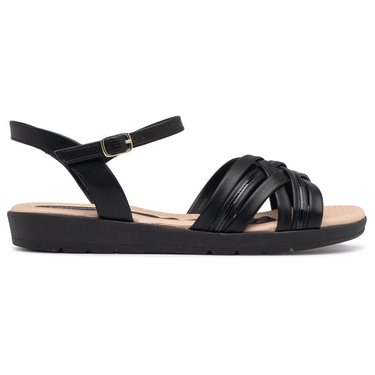 Sandalia Mujer Negro Renata Piccadilly-0