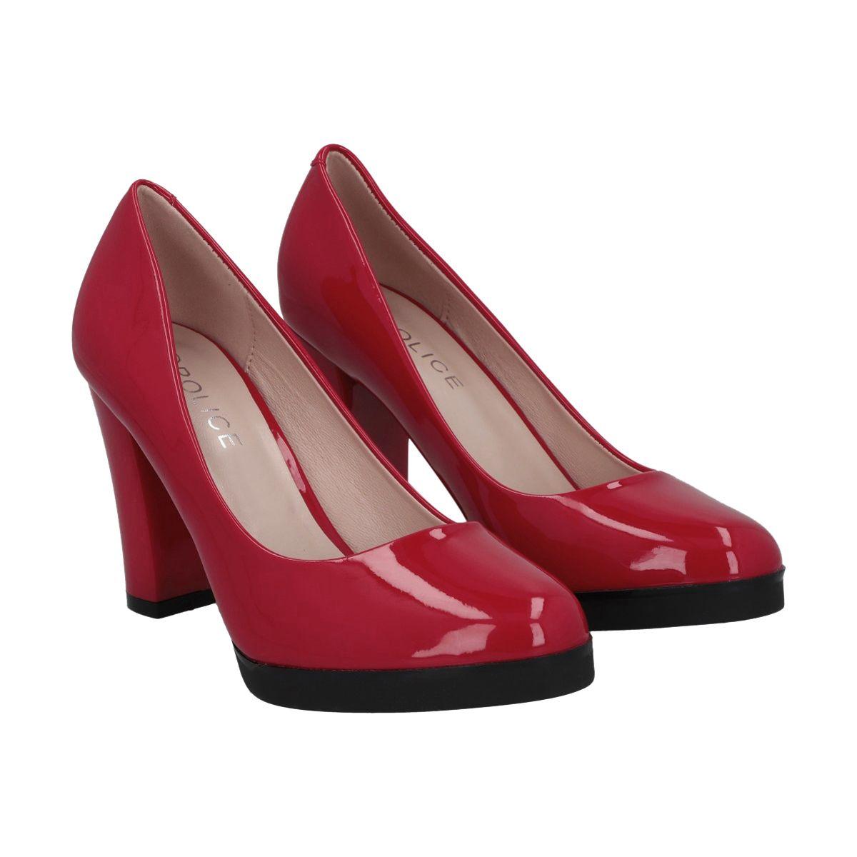 Zapato Mujer Rojo Brisa Police-4