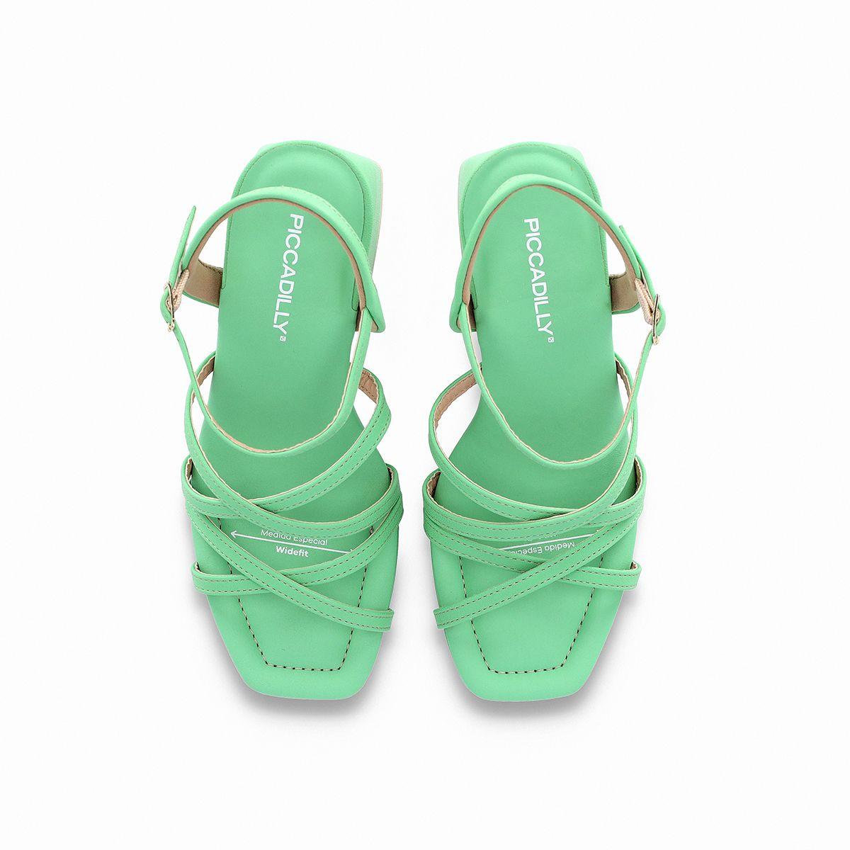 Sandalia Mujer Verde Eloisa Piccadilly-3