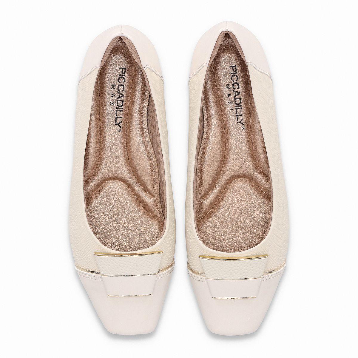 Zapato Mujer Crema/Dorado Fernanda Piccadilly-2