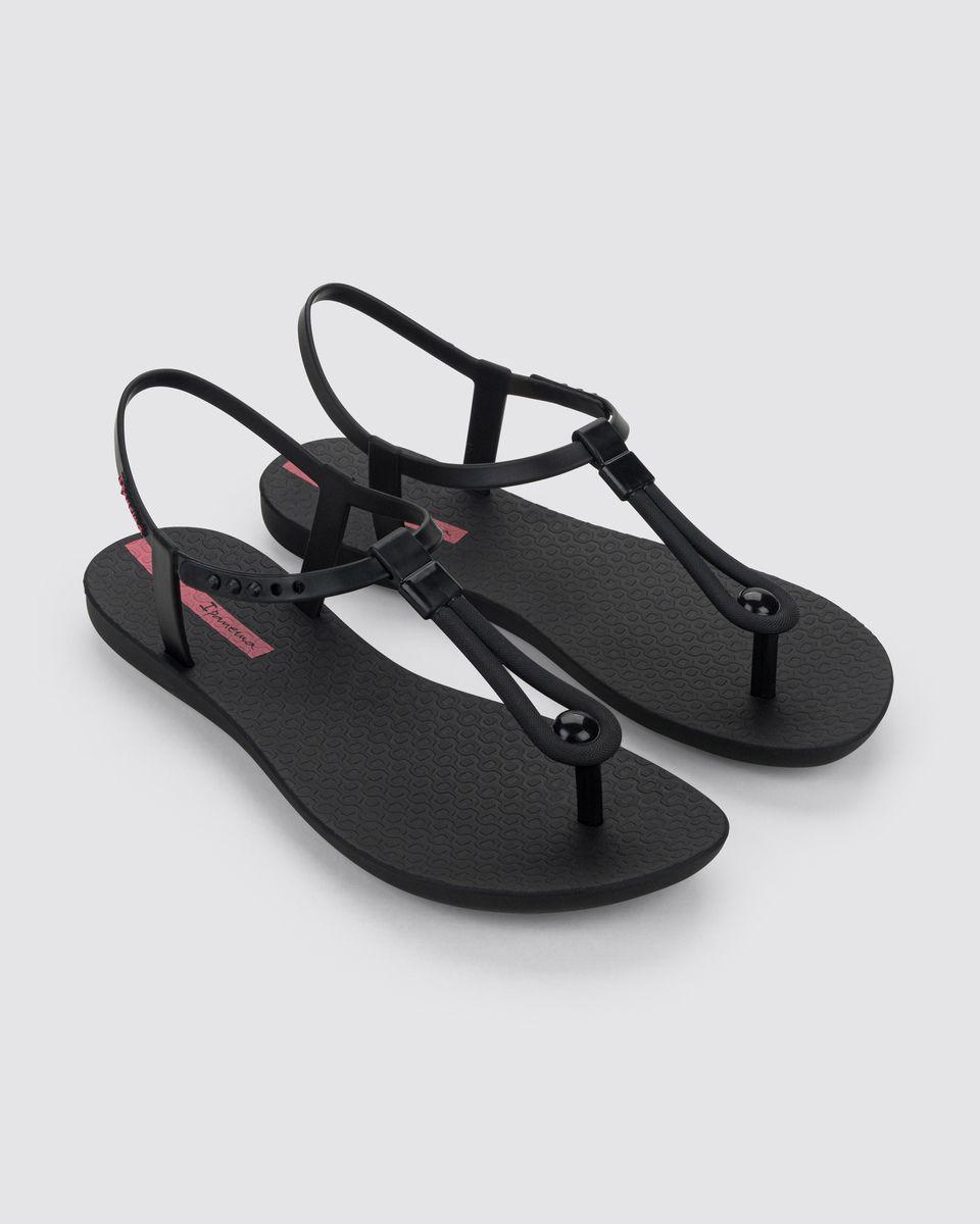 Sandalia Mujer Negro Class Slim 130 Ipanema-0