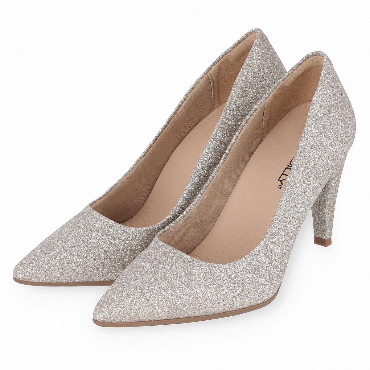 Zapato Mujer Champagne Silvana Piccadilly-3