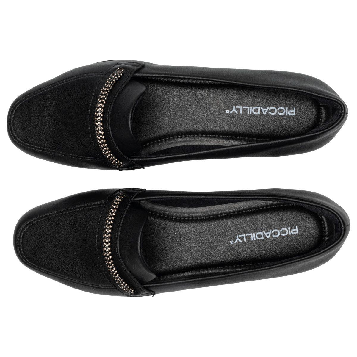 Mocasin Mujer Negro Raquel Piccadilly-1