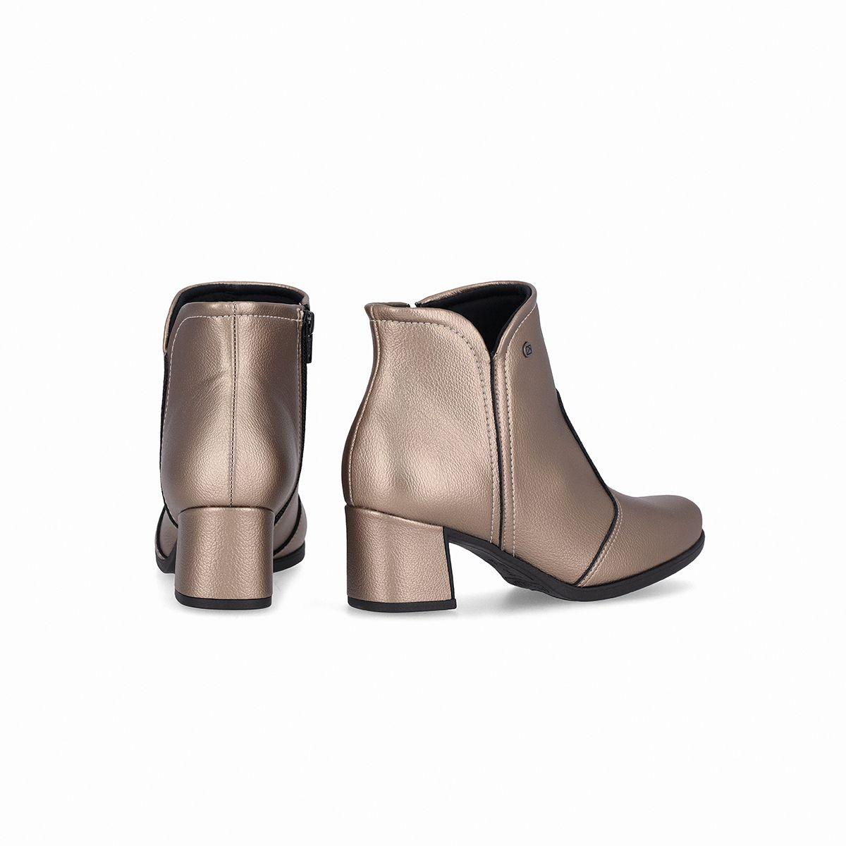 Bota  Mujer Dorado Danubia 78 Piccadilly-2