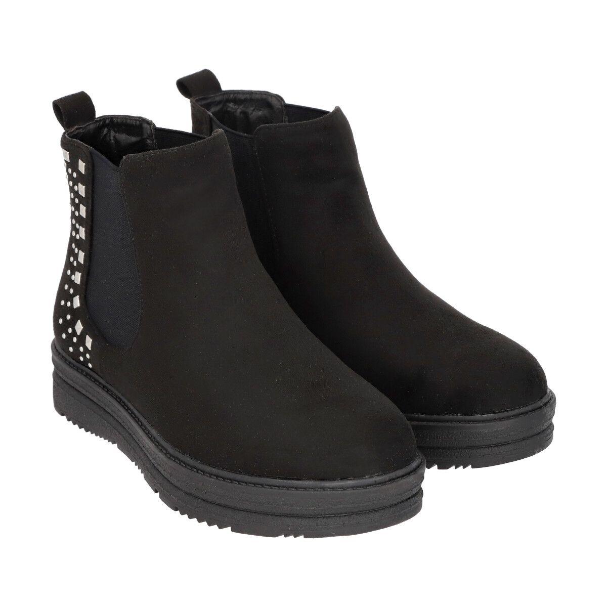 Botin Mujer Negro Olive 03 Police-3