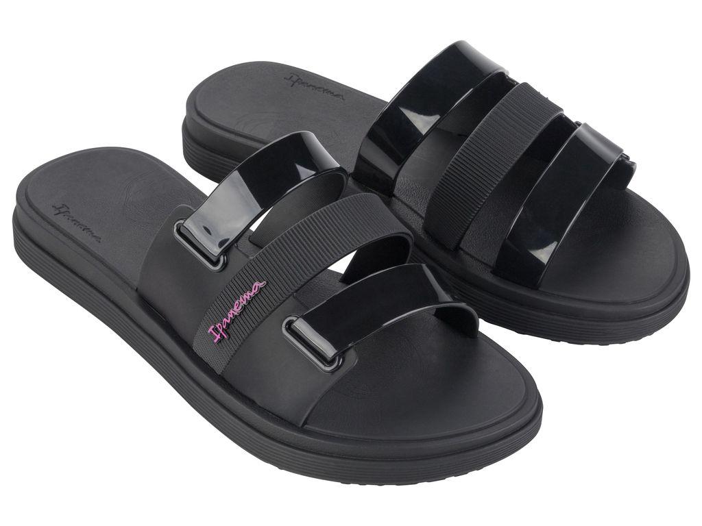 Sandalia Mujer Negro Bold Ipanema-1