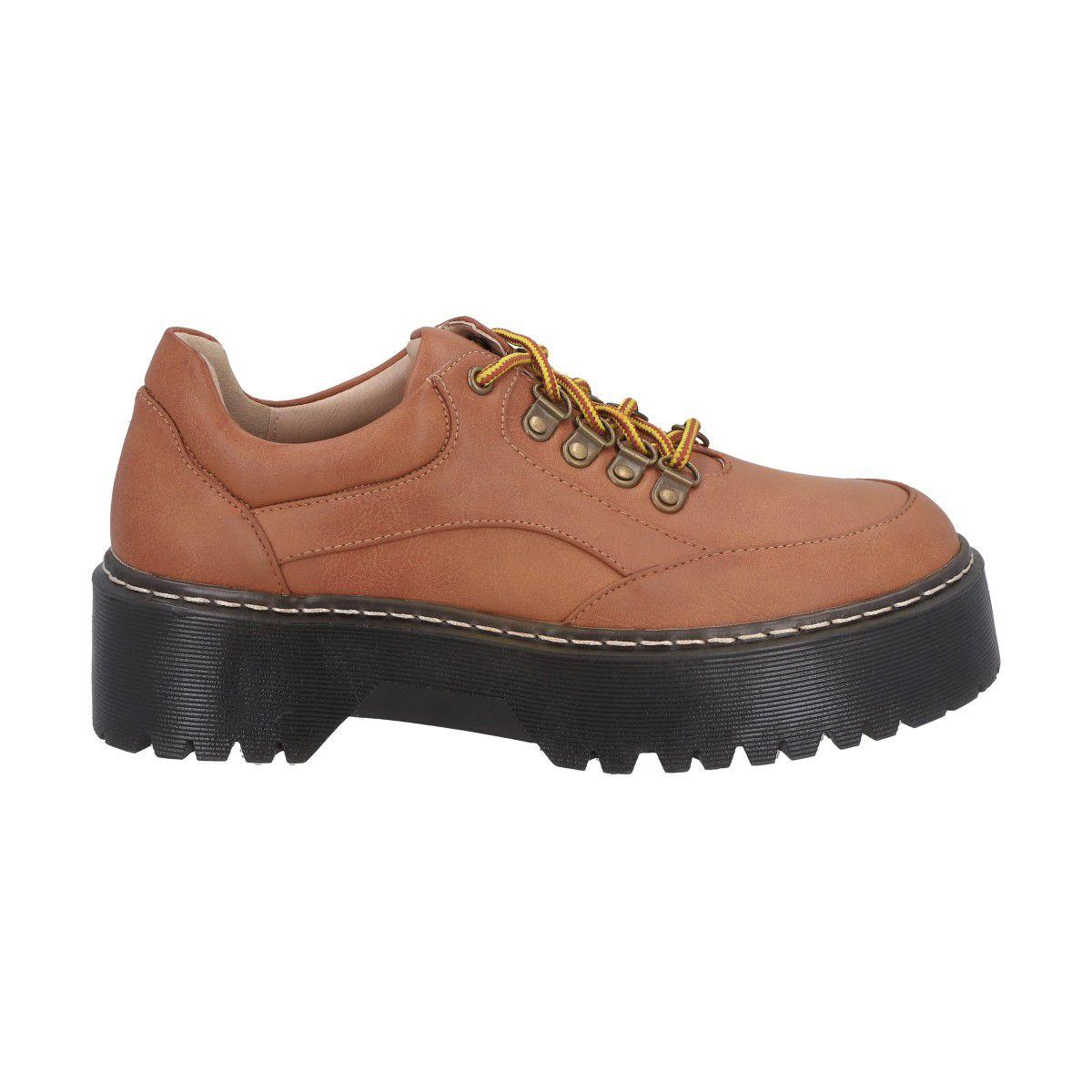 Mocasin Mujer Camel Lenny Police-0