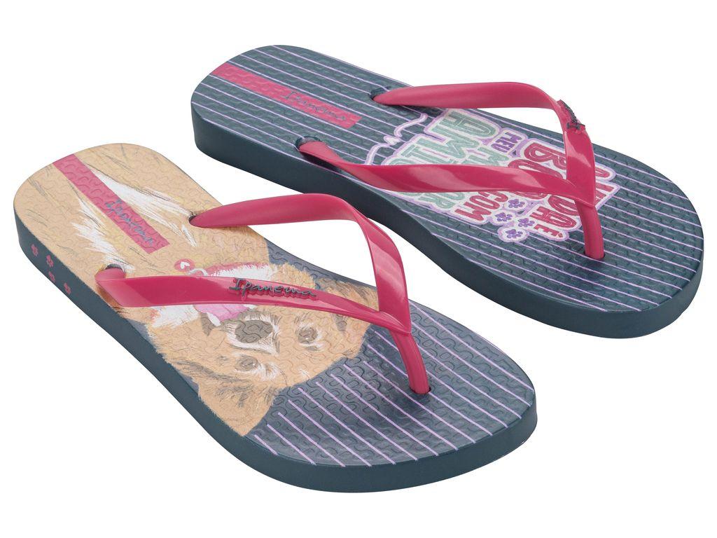 Sandalia Mujer Rosa/Azul Love Pets Ipanema-1