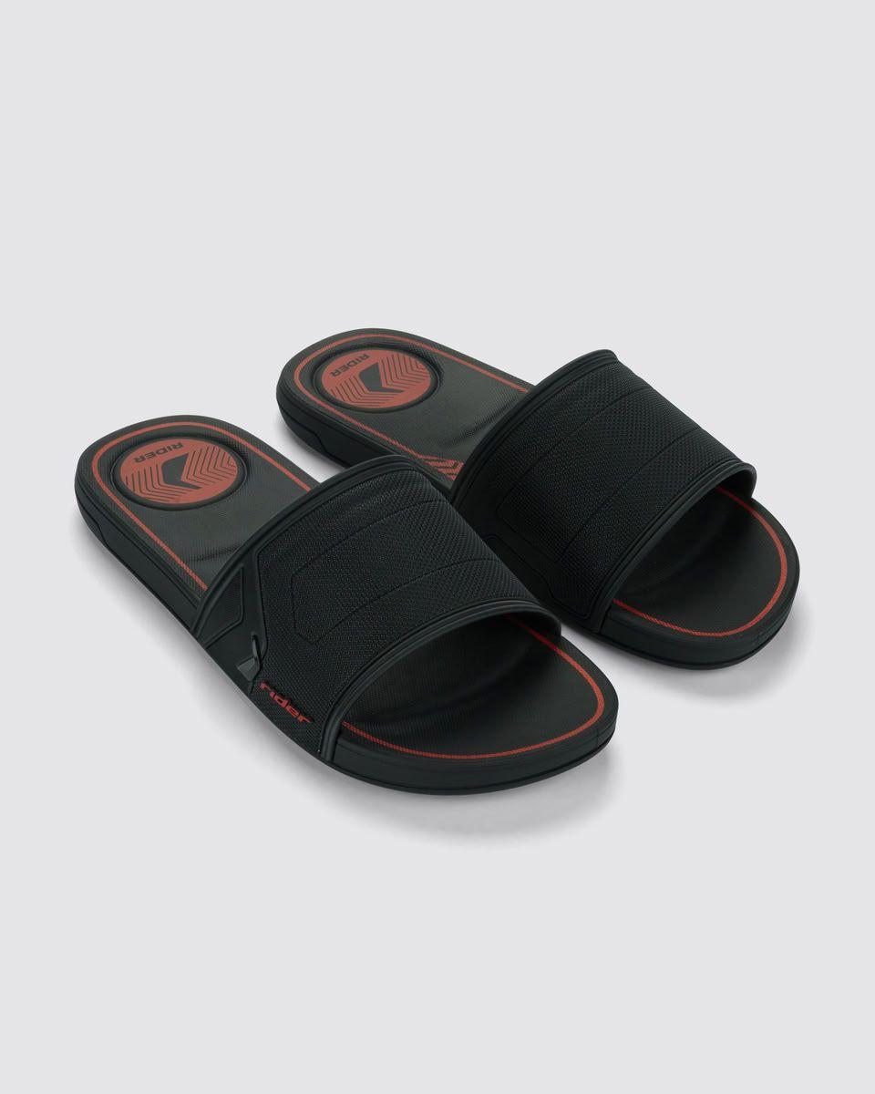 Sandalia Hombre Negro/Rojo Feel 248 Rider-2