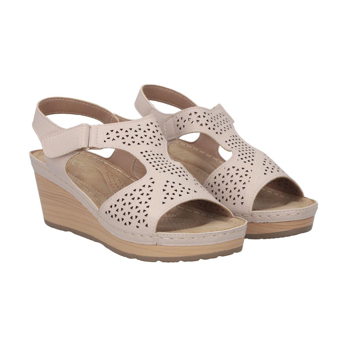 Sandalia Mujer Taupe  Kylie Police-4