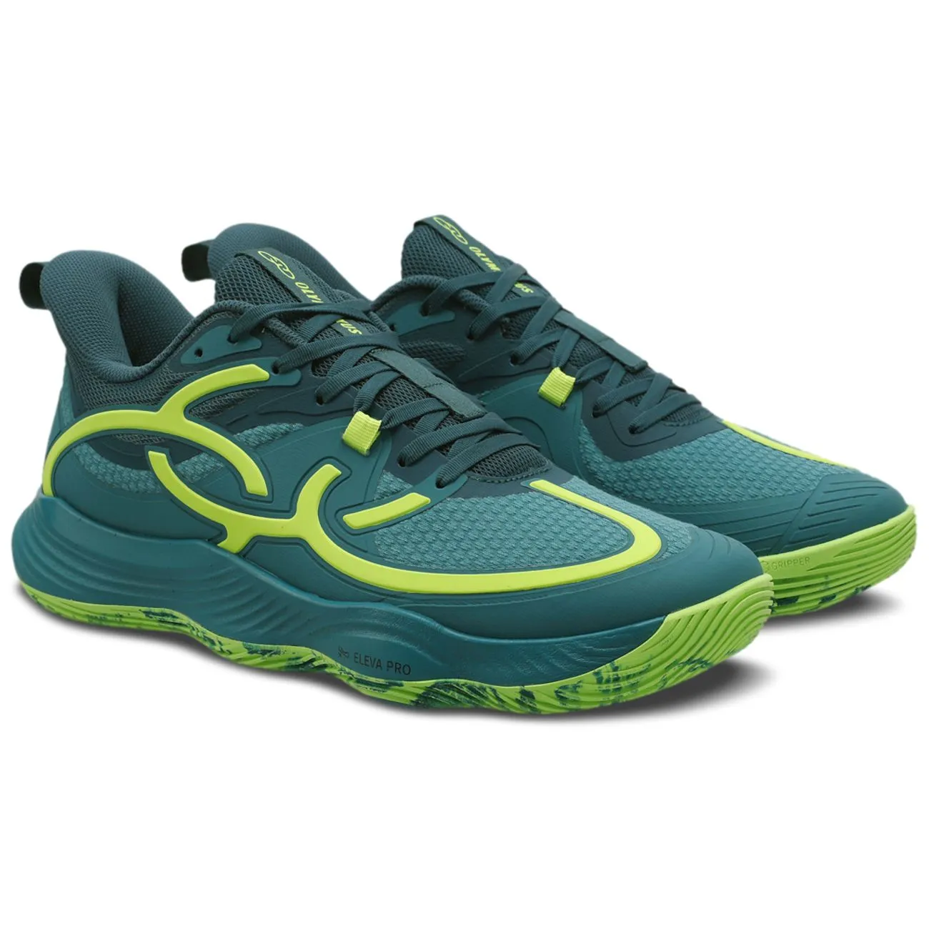 Zapatilla Voleibol Hombre Quadra BR1 Verde-1
