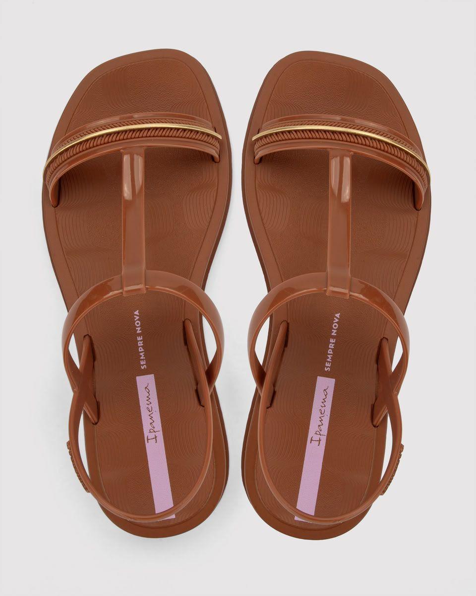 Sandalia Mujer Marrón Glow Sand 152 Ipanema-1