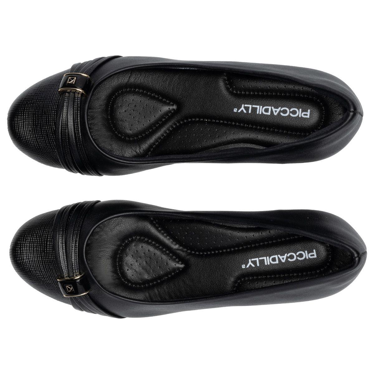 Zapato Mujer Negro/Dorado Laura Piccadilly-1