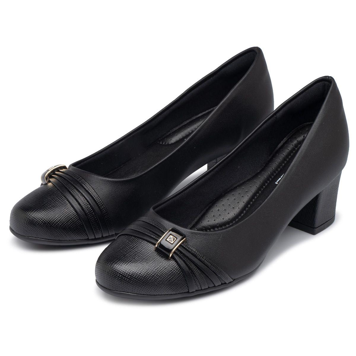 Zapato Mujer Negro/Dorado Laura Piccadilly-2