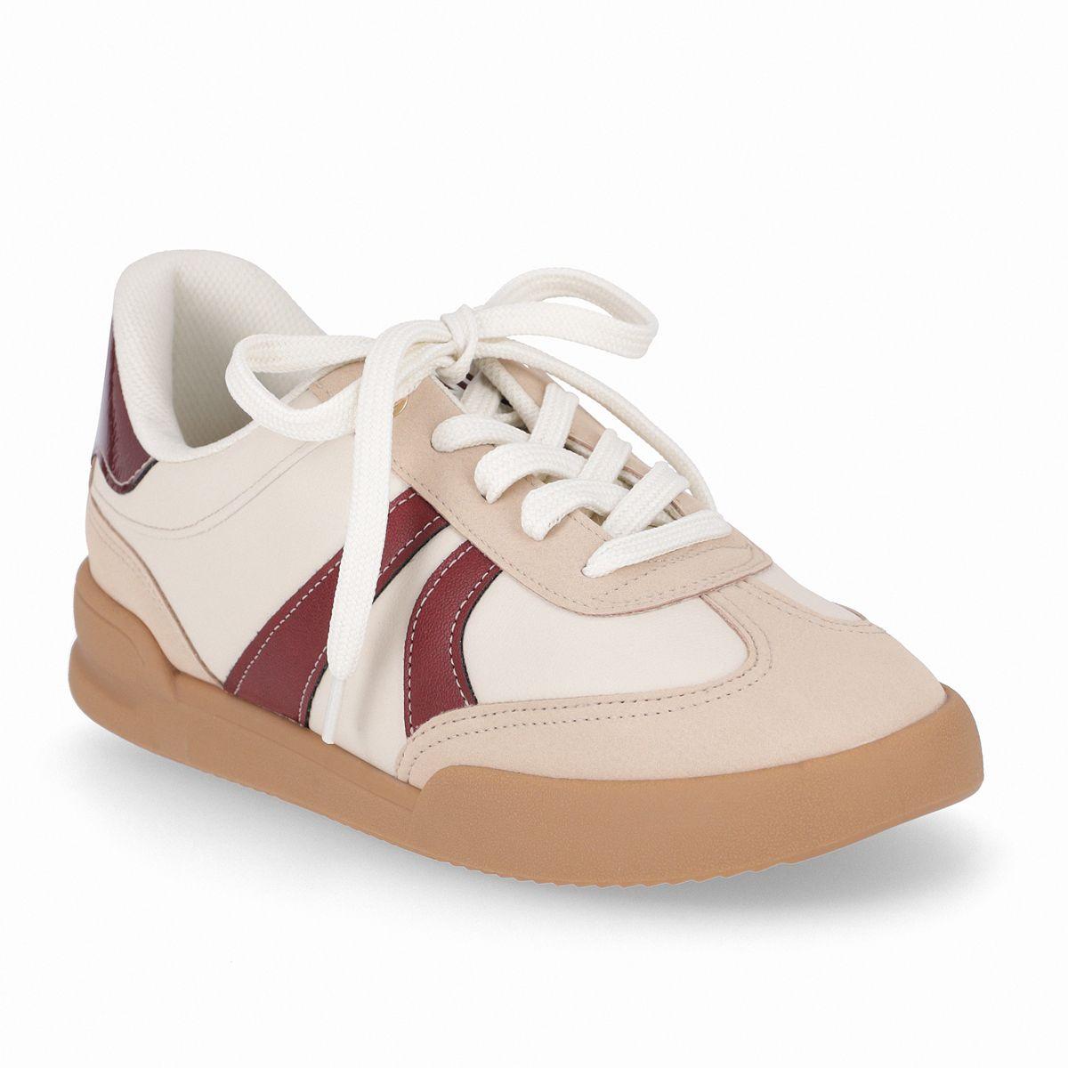 Zapatilla Mujer Beige/Burdeo Caroline Piccadilly-6