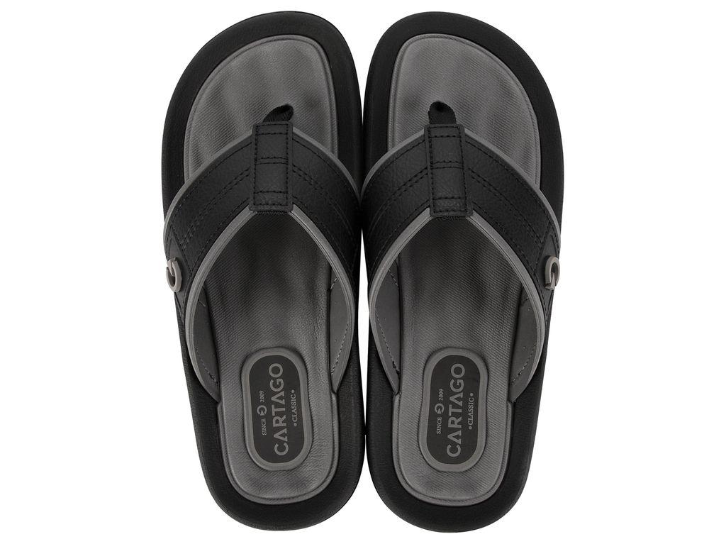Sandalia Hombre Gris/Negro Fiji Cartago-0