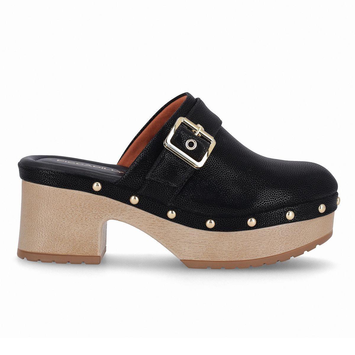 Zueco Mujer Negro Vita Piccadilly-0
