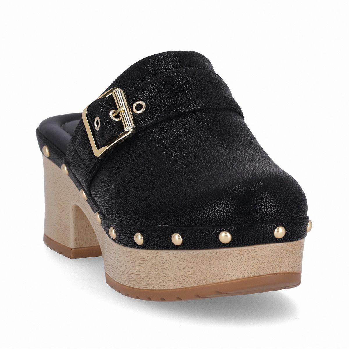 Zueco Mujer Negro Vita Piccadilly-1