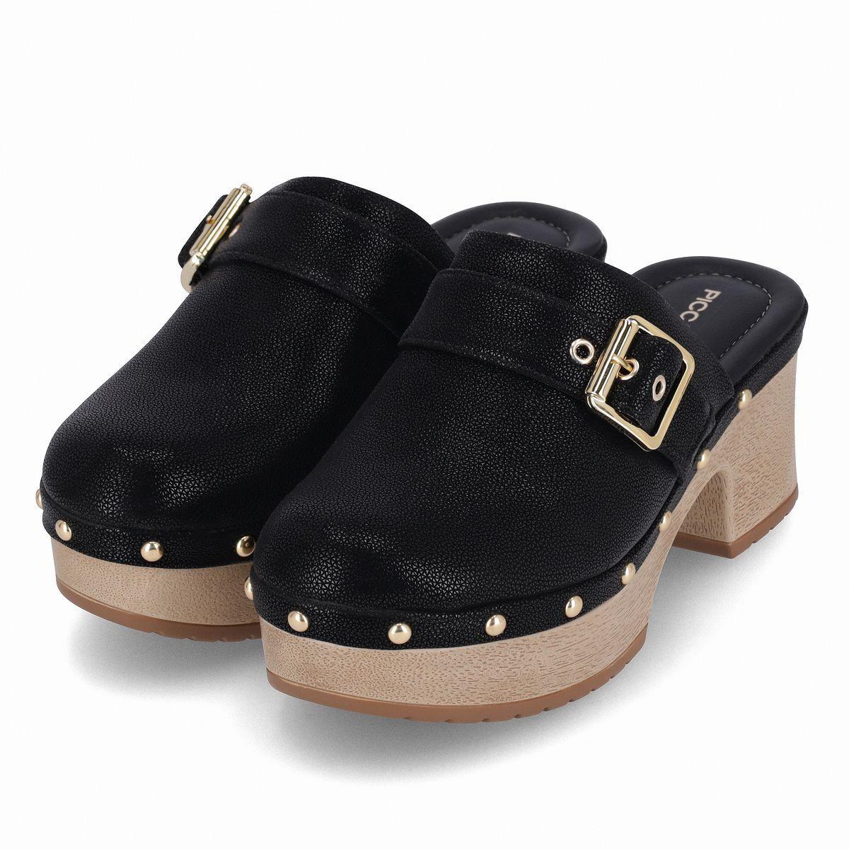 Zueco Mujer Negro Vita Piccadilly-2