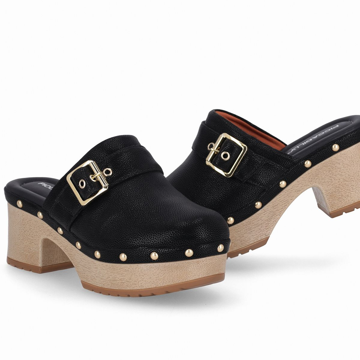 Zueco Mujer Negro Vita Piccadilly-3