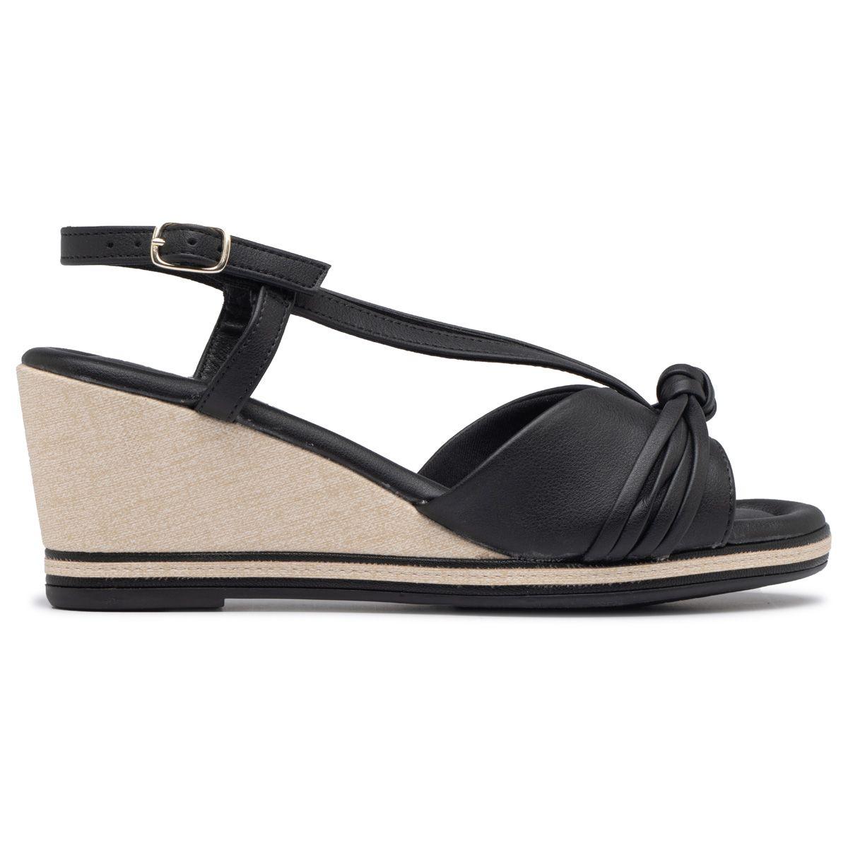Sandalia Mujer Anabela Alice Negro 758 Piccadilly-0