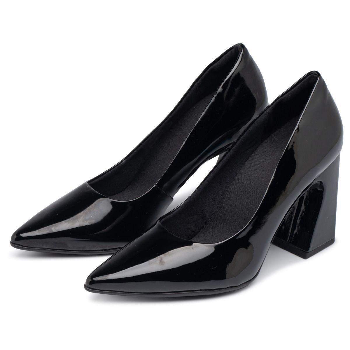 Zapato Mujer Charol Silvana Negro Piccadilly-2