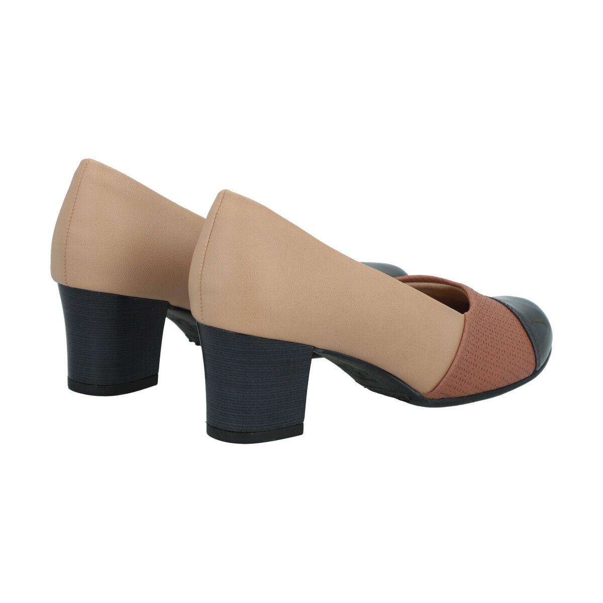 Zapato Laura Camel/Negro Piccadilly-3