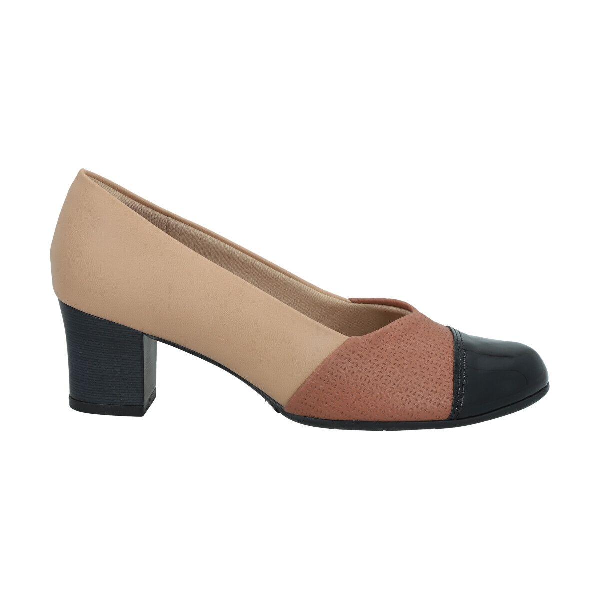 Zapato Laura Camel/Negro Piccadilly-4