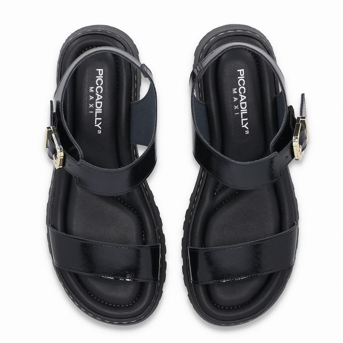 Sandalia Mujer Negro/Charol Nathalia 402 Piccadilly-1